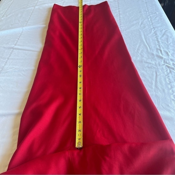 J.Crew Wool Tuxedo Wide-Leg Pleated Limited Edition Pants in Red Color S… - Picture 8 of 16